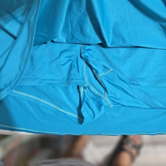 24TH AND OCEAN Pull-On Pocketed Swim Skort Blue Sz XXL - Picture 4 of 7